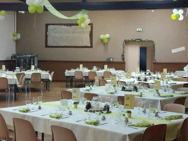 La salle avant le jour j - 12