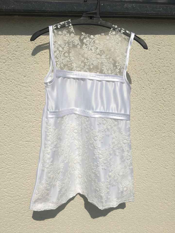 Robe demoiselle  d honneur fait main - 1