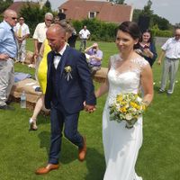 Mariage blanc beige et jaune - 4