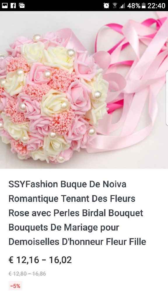 Quel type de bouquet allez-vous avoir ? - 1