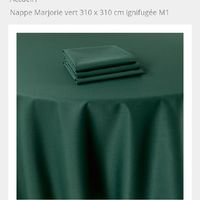 Nappe ronde table 180 cms - 1