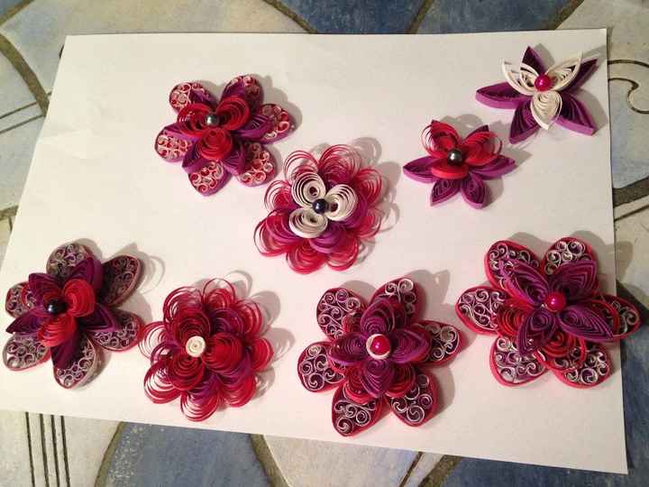 Fleurs en papier