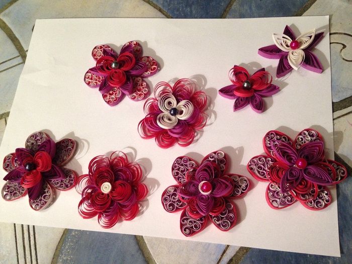 Fleurs en papier