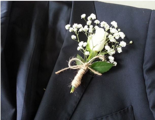 boutonnière du marié