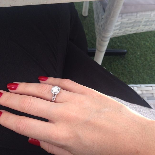 Bague de fiançaille + alliance