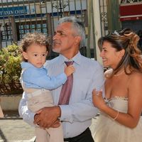 avec mon papa et mon fils à la mairie