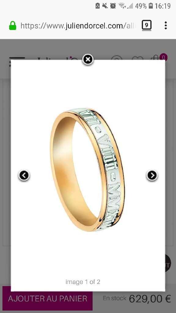 Alliances achetées - 1