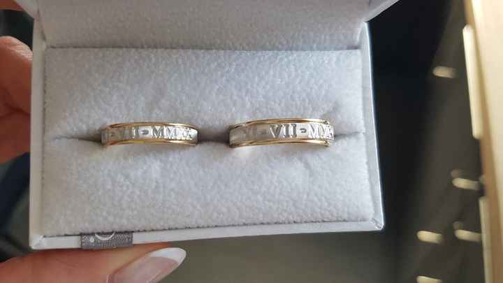 Alliances reçues 😍 - 2