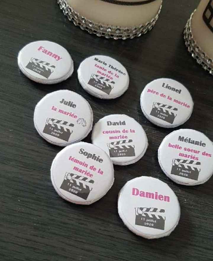 Badges pour invités avec aimant - 1