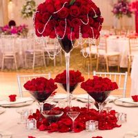 centre de table mais avec moins de composition florale 