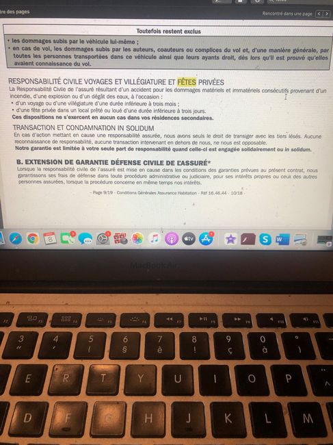 Assurance Responsabilité Civile salle 1
