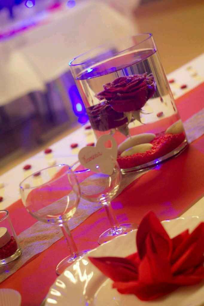 Thème romantique couleur rouge et blanc - 1