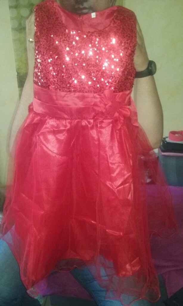 Robe petite demoiselle d'honneur - 1