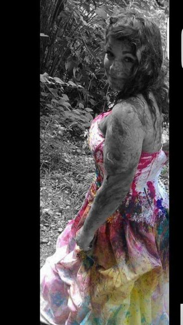 Coiffure maison pour le trash the dress - 1