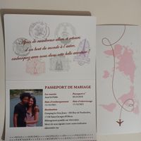 Faire part voyage - 2