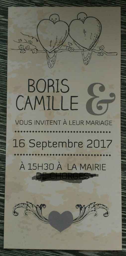  Montrer moi vos faire part champêtre - 1