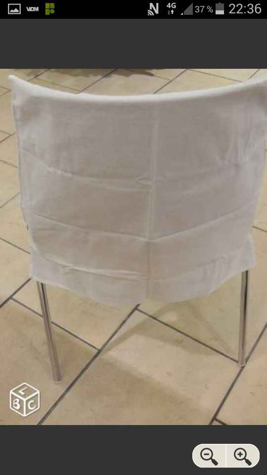 Housses de chaises tissu - 1