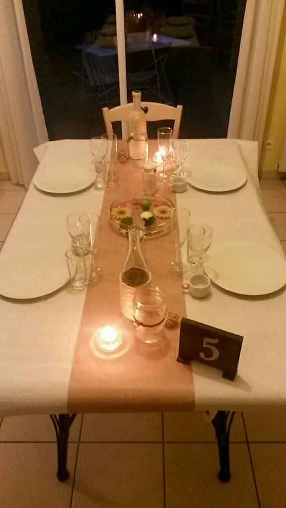 Essai deco de table - 1