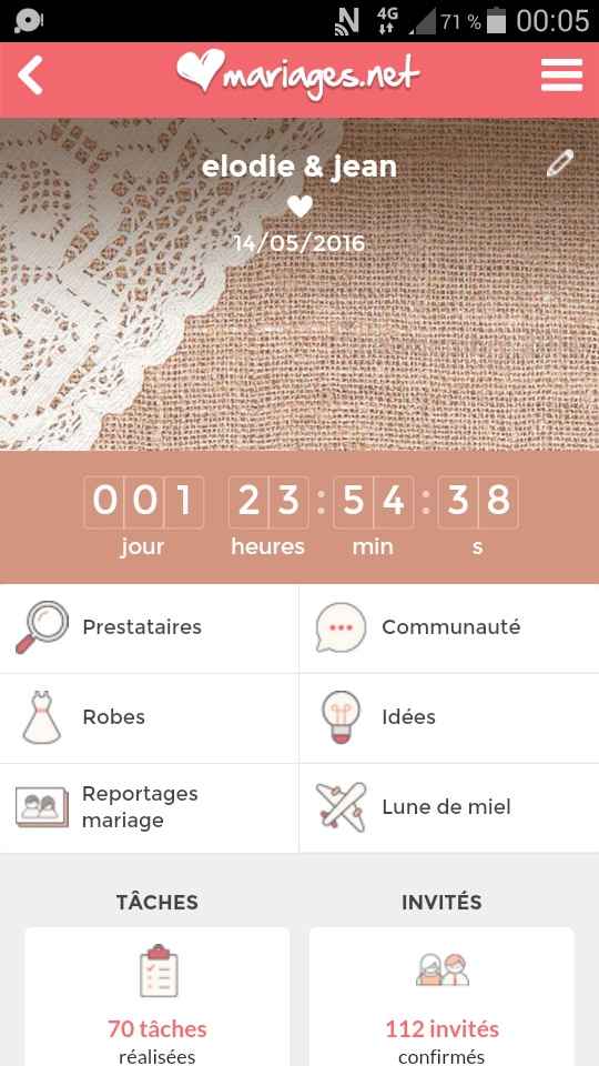 Bientôt le grand jour - 1