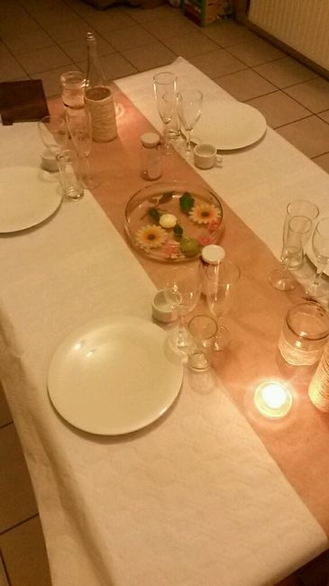 Essai deco de table - 2