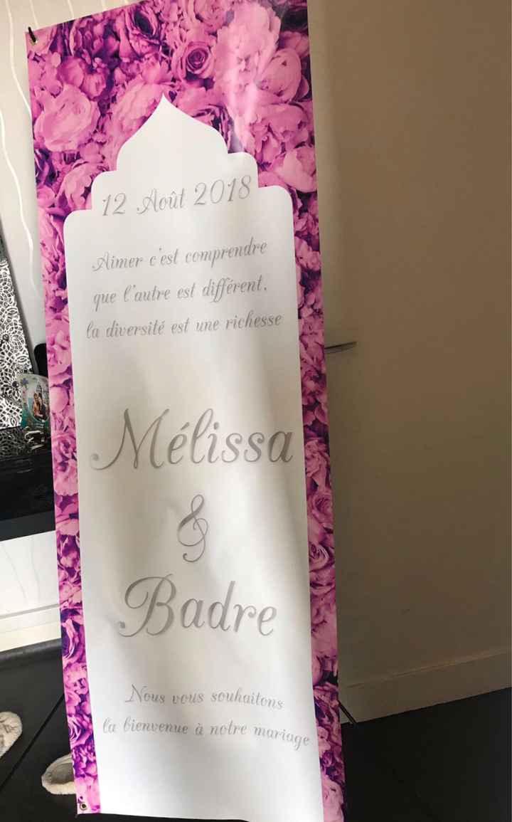 Mon panneau de bienvenue 😍 - 1