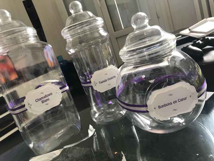 Mes bonbonnière décorées - 1