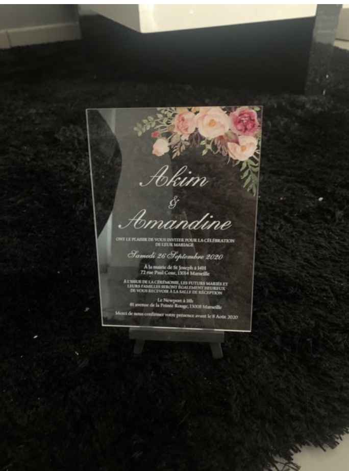 Faire-part à envoyer - 1