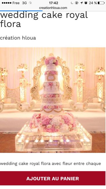 Weeding cake et/ou pièce montée - 1