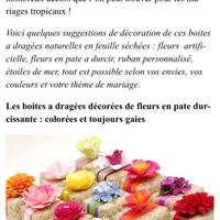 Fleurs boîte à dragées - 2