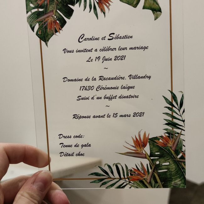 Quel type de papier pour ton invitation ? 2