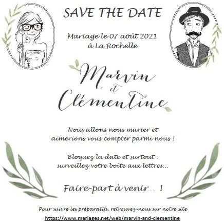 Nos save the date sont prêts !!! - 1