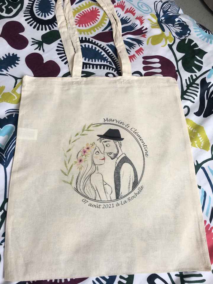 Tote-bag cadeaux d'invités - 1