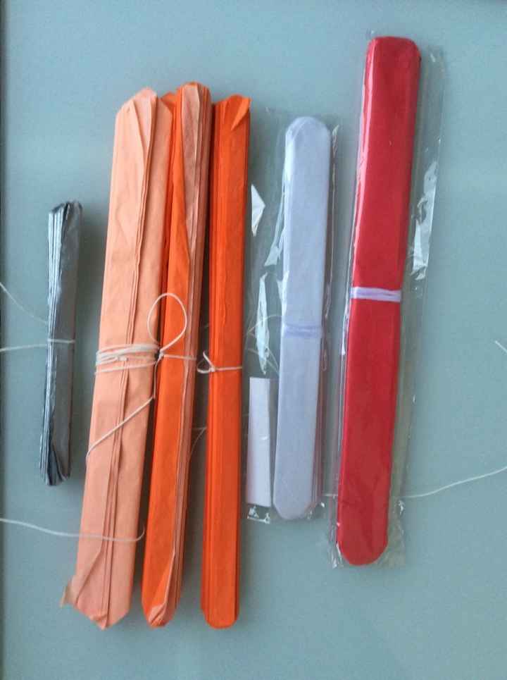 Decoration de mariage corail et gris (2) a saisir !!!! - 5