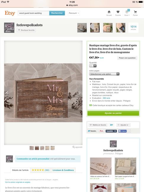 Boite alliance etsy - enfin reçue!!!!!!!! - 1