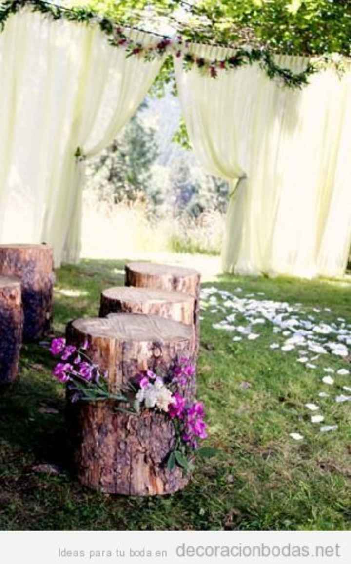 Rondins de bois, planches en bois - 2