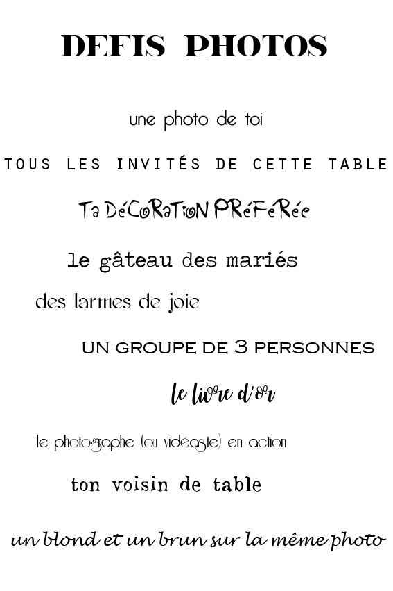 défis table 3