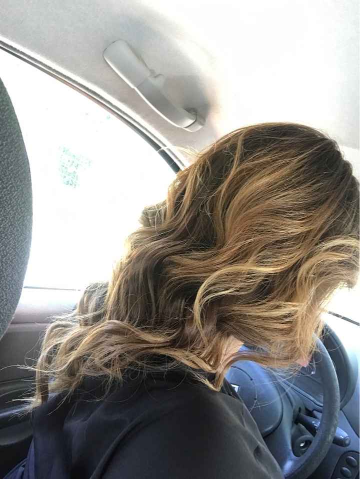 J'ai fait ma coiffure pour les essayages - 1