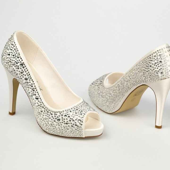 Inspiration chaussure mariée blanche et ivoire - 1