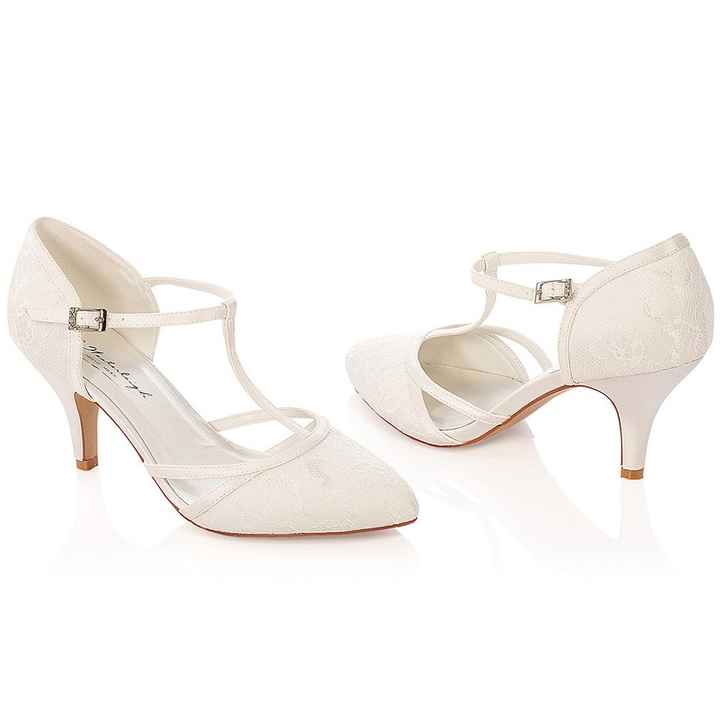 Inspiration chaussure mariée blanche et ivoire - 2