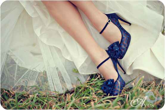 Chaussure inspiration bleu - 7