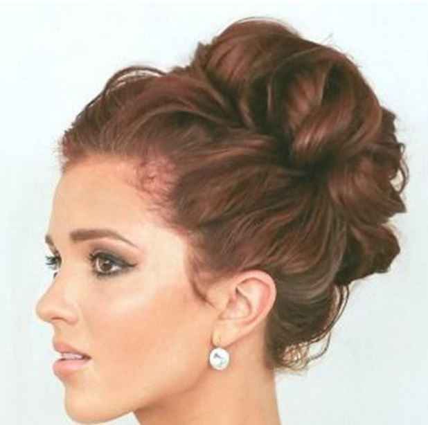 chignon haut 