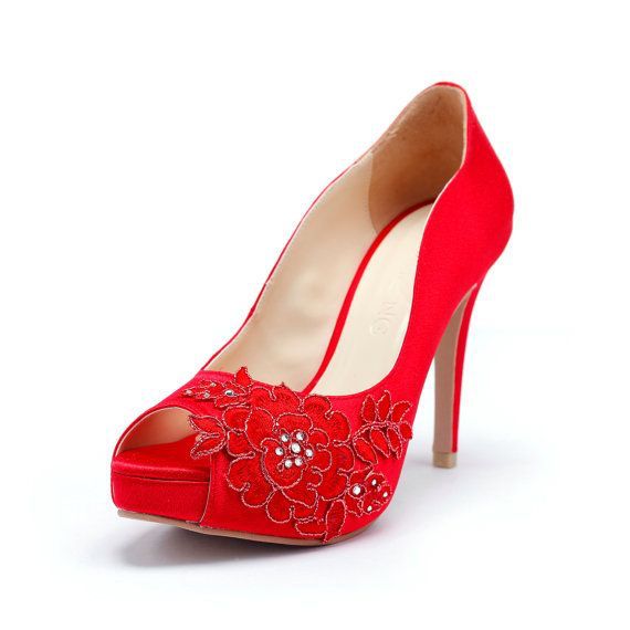 Chaussure inspiration rouge - 5