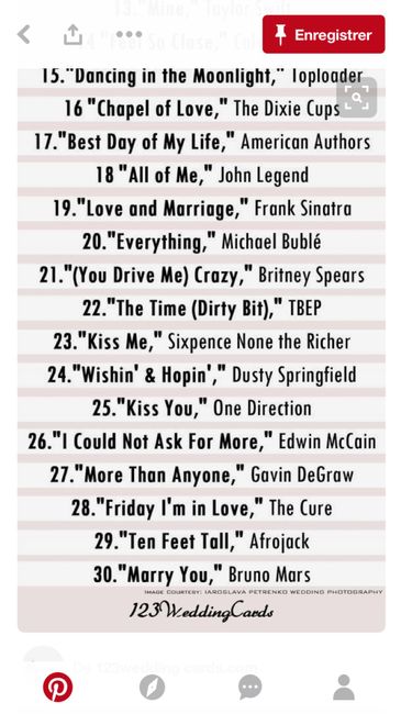 Help /choix de la chanson d'ouverture de bal - 2
