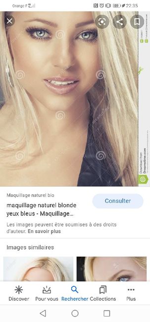 Maquillage pour blonde aux yeux bleus - 1
