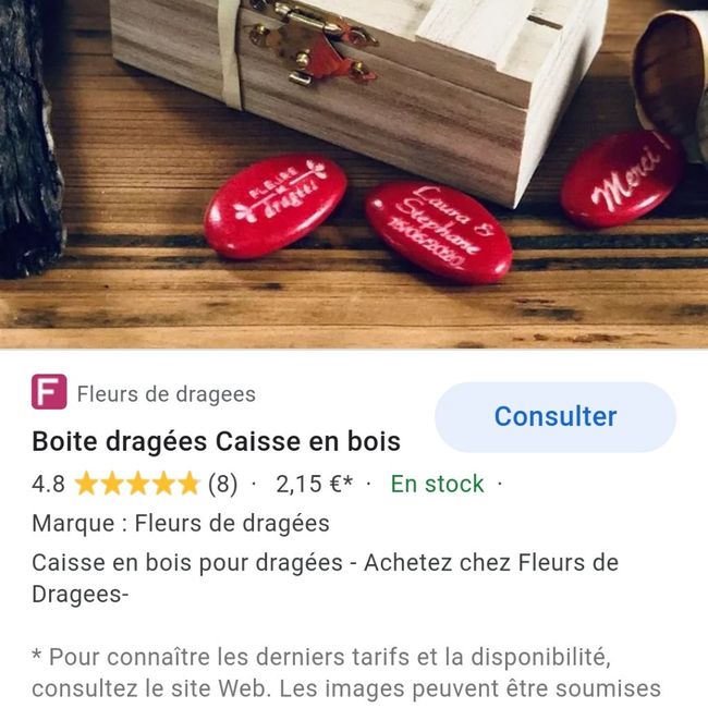 Dragée ou autre cadeau 2