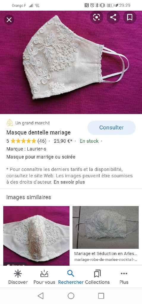 Mariée avec masque - 1