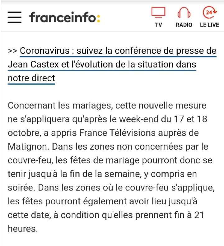 Discours du président le 14 octobre 2020 - 1