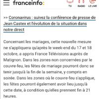 Discours du président le 14 octobre 2020 - 1