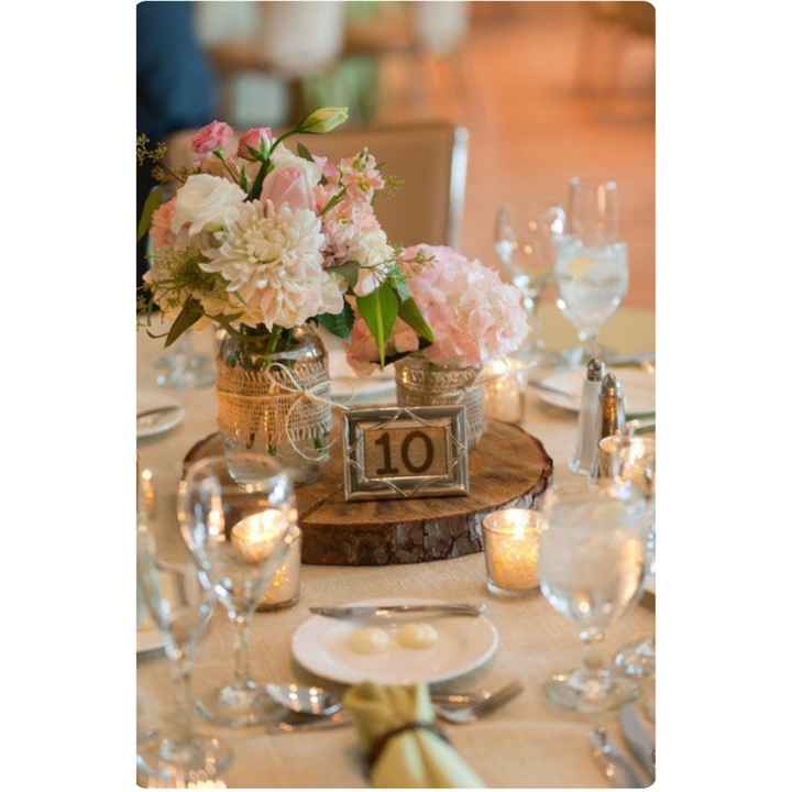 Centre de table shabby chic - 1