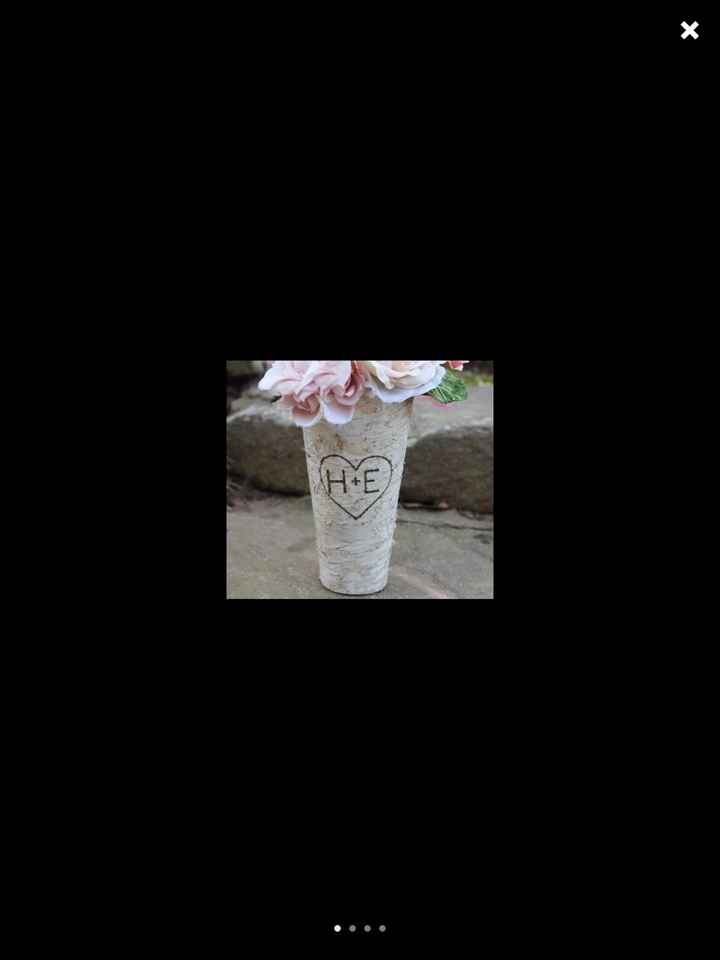 Centre de table shabby chic - 1